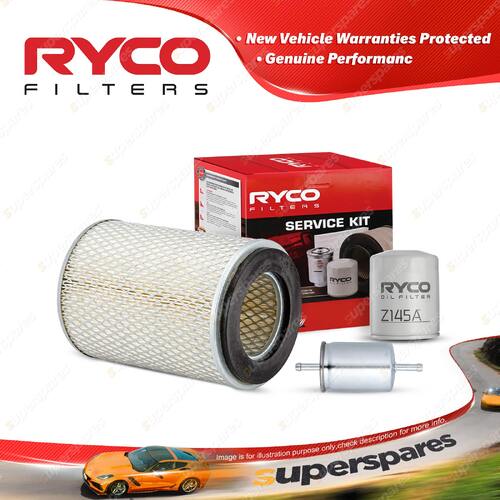 Ryco Oil Air Fuel Filter Service Kit for Nissan Urvan E24 Z24S 02/1987-1993