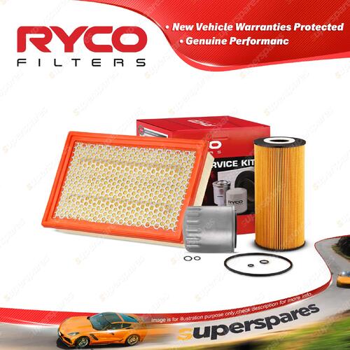 Ryco Oil Air Fuel Filter Service Kit for Ssangyong Rexton Rx290 Y200 2003-2004