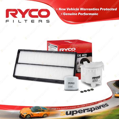 Ryco Oil Air Fuel Filter Service Kit for Subaru Liberty BP BL 10/2003-06/2005