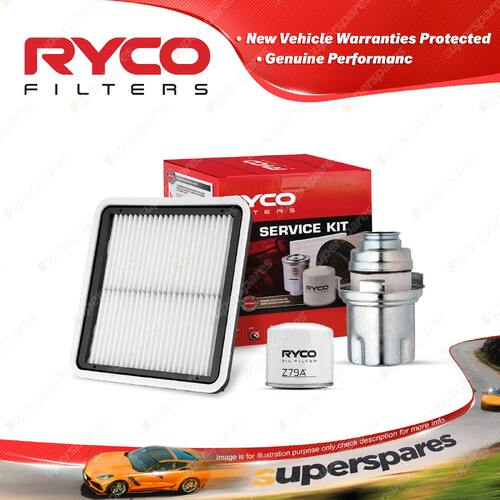 Ryco Oil Air Fuel Filter Service Kit for Subaru Outback BH 10/2002-08/2003