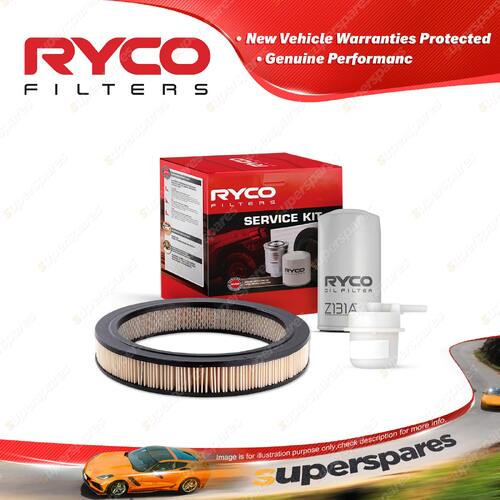 Ryco Oil Air Fuel Filter Service Kit for Toyota Celica RA60 11/1981-1983