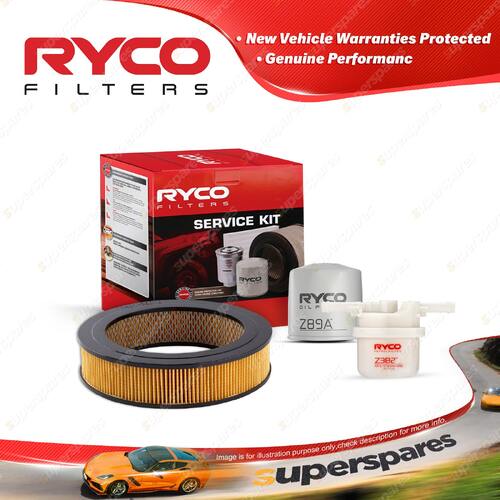 Ryco Oil Air Fuel Filter Service Kit for Toyota Celica TA23 02/1976-05/1976