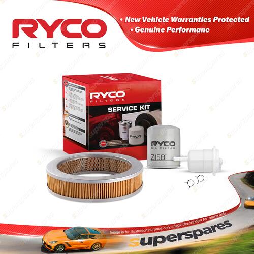 Ryco Oil Air Fuel Filter Service Kit for Toyota Corona ST141 08/1983-10/1983