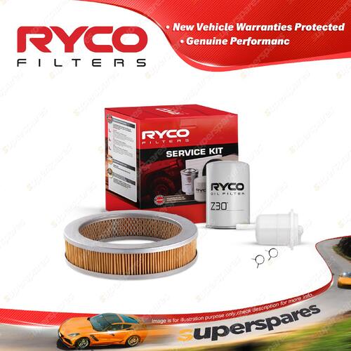 Ryco Oil Air Fuel Filter Service Kit for Toyota Corona XT130 10/1979-06/1980