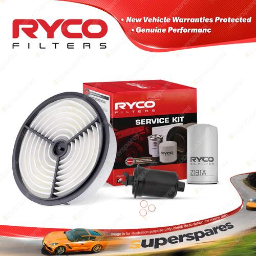 Ryco Oil Air Fuel Filter Service Kit for Toyota Supra MA70 03/1986-1990