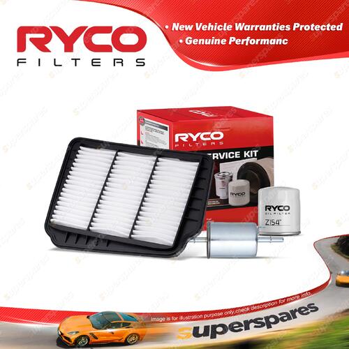 Ryco Oil Air Fuel Filter Service Kit for Holden Viva JF 4cyl 1.8L Petrol