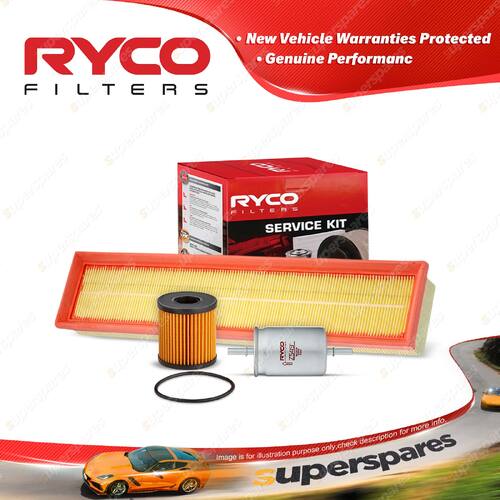 Ryco Oil Air Fuel Filter Service Kit for Peugeot 307 T6 4cyl 1.6L Petrol TU5JP4