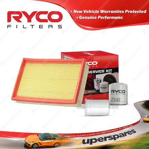 Ryco Oil Air Fuel Filter Service Kit for Peugeot 307 T5 4cyl 2L Petrol EW10J4