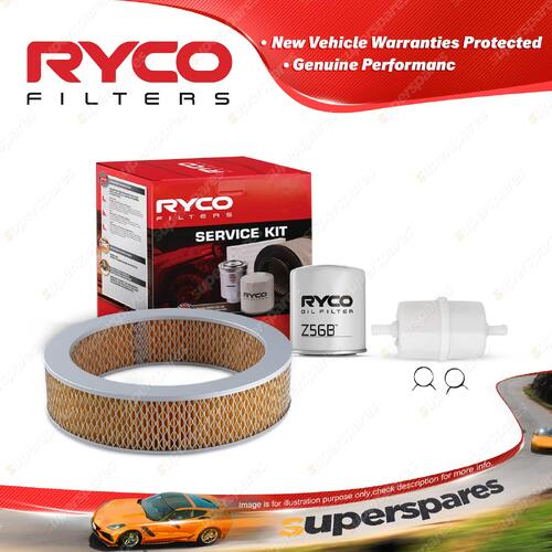 Ryco Oil Air Fuel Filter Service Kit for Isuzu K Series KB20 KB25 KB40 4cyl 1.6L