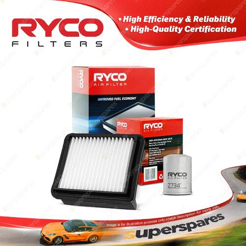 Ryco Oil Air Filter Service Kit for Suzuki Jimny SN413 FJB33V 1.3L 4Cyl