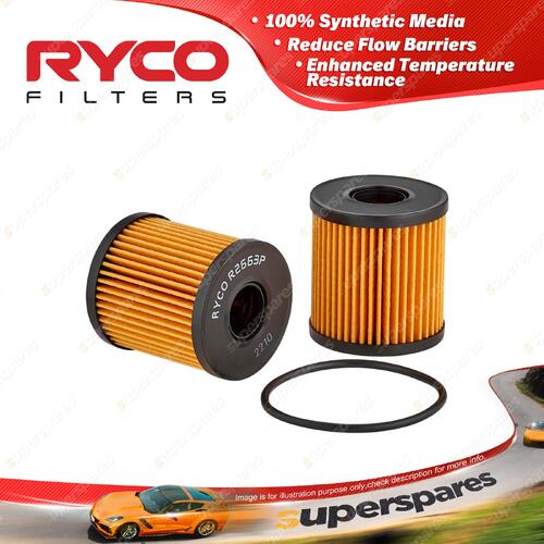 Ryco Oil Filter for Citroen BERLINGO B9 M59 II BOXER C CROSSER C2 C3 A5 C5 C6 C8