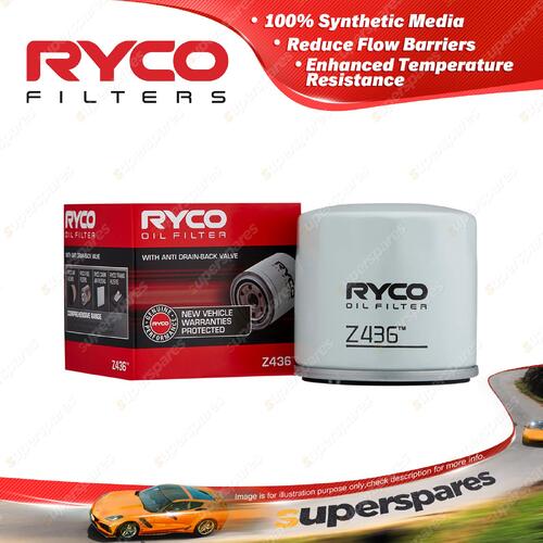 Premium Quality Ryco Oil Filter for Hyundai ACCENT RB 4 1.4 Petrol G4LC 09/15-On