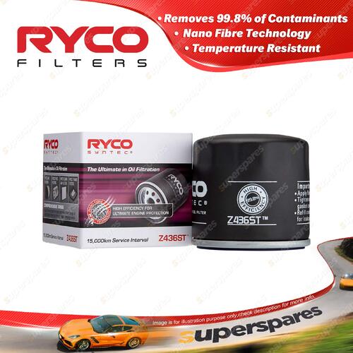 Ryco SynTec Oil Filter for Mazda 121 FUNTOP METRO 121L DA DB DW 2 DE DJ DL DY