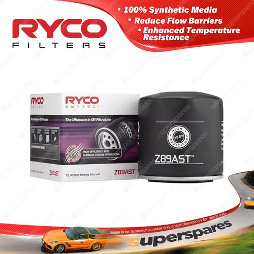 Ryco SynTec Oil Filter for Daihatsu DELTA CB21G CB26V TB11V TB15G V107 V108