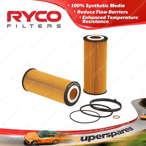 Ryco Oil Filter for Porsche CAYENNE 958 S HYBRID 958 6CYL 3.0 Petrol M06.EC