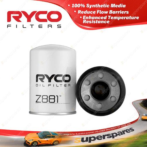 1pc Ryco HD Oil Spin-On Filter Z881 Premium Quality Genuine Performance