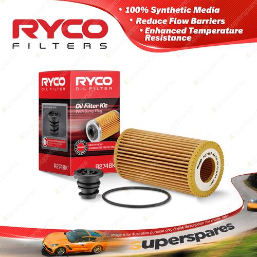 Ryco Oil Filter for Audi A1 8X 8V A3 8V A4 B8 8K B9 8W A5 8F 8T Q5 8U 8RB TT FV