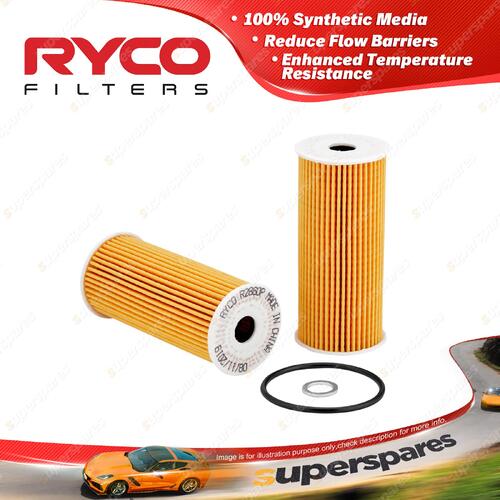 Ryco Oil Filter for Genesis G70 3.3 T-GDi 6Cyl G6DP RWD Petrol 09/2017-06/2019