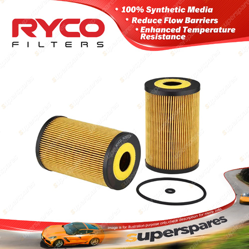 Ryco Oil Filter for Hyundai AT220 HD45 SWB MWB HD65 D6GA D4GA 3.9L 5.9L