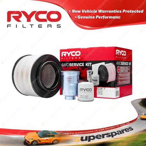 Ryco 4WD Air Oil Fuel Filter Service Kit for Mazda BT-50 DX Premium Quality