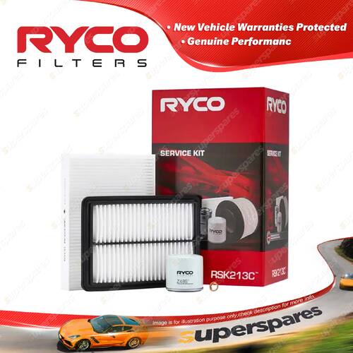 Ryco 4WD Filter Service Kit for Nissan Qashqai J11 Series MR20DD 07/2014-06/2022