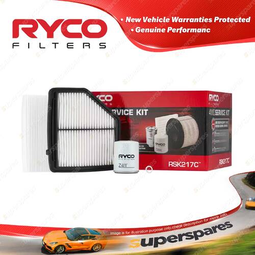 Ryco 4WD Filter Service Kit for Honda HR-V RU Series Petrol R18ZF 01/15-09/21