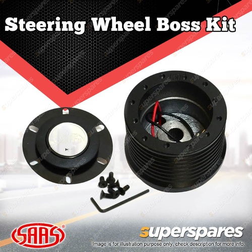 SAAS Flat Spoked Steering Wheels Boss Kit for Holden Barina MB MH 85-94