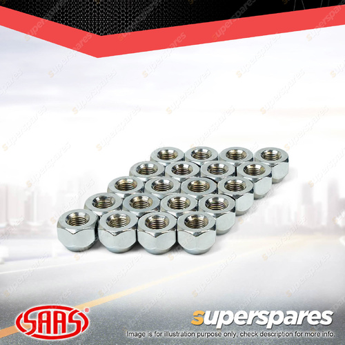 SAAS Wheel Nut OE Open End 12 x 1.25 Chrome Finish - in a Pack of 20