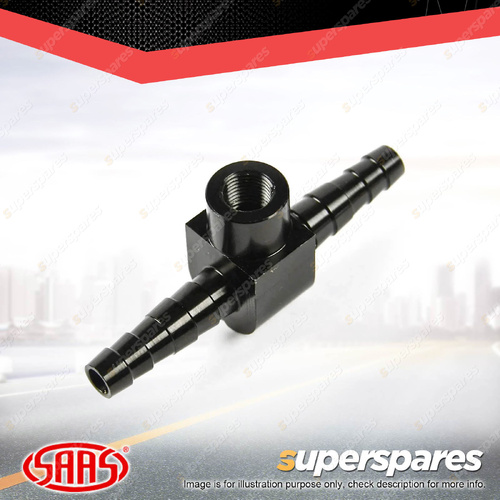 SAAS Trans Cooler Line 5/16" - 3/8" Rubber T-Fitting Sender Adaptor