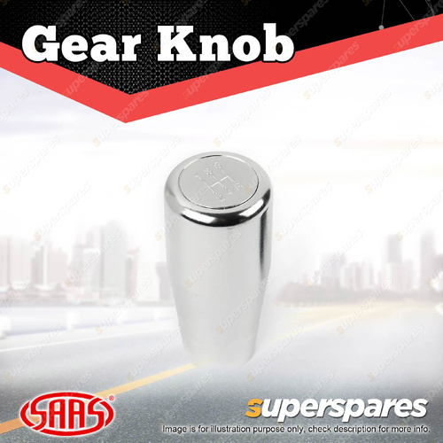 SAAS Billet Car Gear Stick Shift Knob - Aluminium Finish Customisable