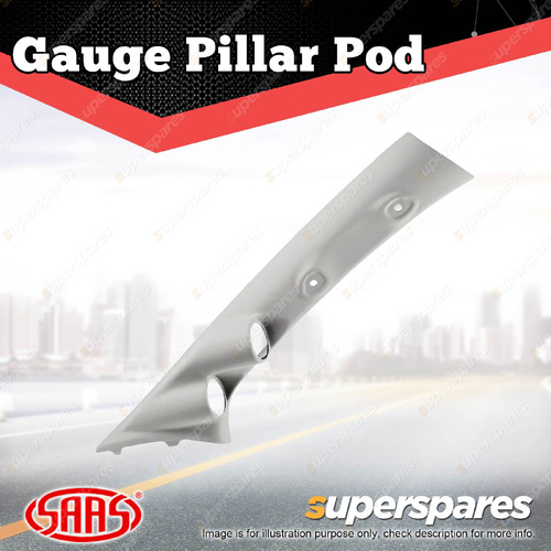 SAAS Gauge Pillar Pod Light Grey Single Piece for Hilux KUN Series 2005-2015