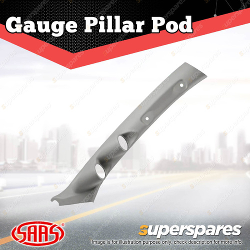 SAAS Gauge Pillar Pod Grey Single Piece for Landcruiser 100 Series 1998-2007