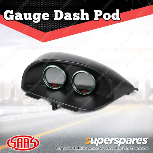 SAAS Gauge Dash Pod for Holden Commodore VE - VE II 2006 - 2013 2 x 52mm