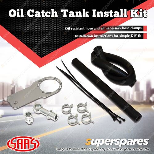 SAAS Oil Catch Tank Install Kit for Volkswagen Amarok 2.0L 2011 - On