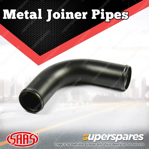 SAAS Metal Joiner Pipe 90 Degree Elbow Aluminium Black Powder Coat 76mm ID