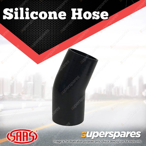 SAAS 23 Deg Elbow Silicone Hose - 102 x 102mm Black Multi Ply Construction