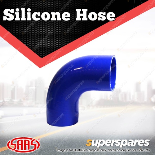 SAAS 90 Deg Elbow Silicone Hose - 82 x 82mm Blue Colour Multi Ply Construction