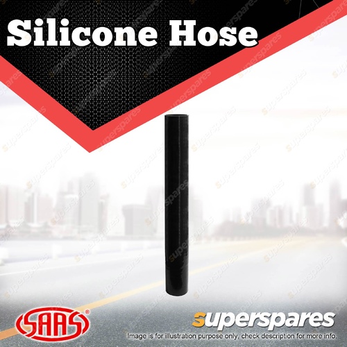 SAAS Straight Silicone Hose - 19 x 19 x 650mm Black Multi Ply Construction