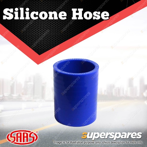 SAAS Straight Silicone Hose - 45 x 45 x 76mm Blue Colour Multi Ply Construction