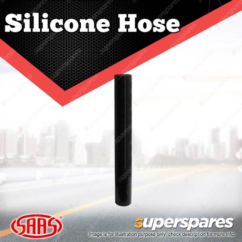 SAAS Straight Silicone Hose - 51 x 51 x 650mm Black Multi Ply Construction