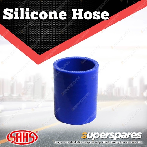 SAAS Straight Silicone Hose - 51 x 51 x 76mm Blue Colour Multi Ply Construction