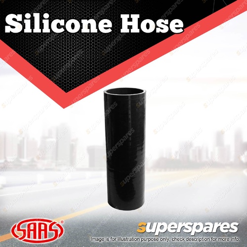 SAAS Straight Silicone Hose - 70 x 70 x 254mm Black Multi Ply Construction