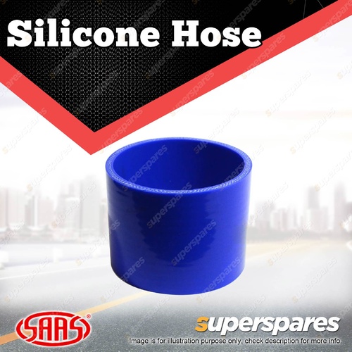 SAAS Straight Silicone Hose - 82 x 82 x 76mm Blue Colour Multi Ply Construction