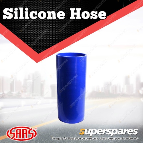 SAAS Straight Silicone Hose - 102 x 102 x 254mm Blue Multi Ply Construction