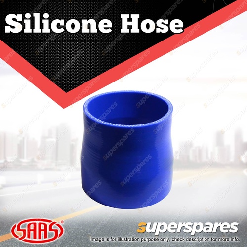 SAAS Silicone Hose Straight Reducer 95 x 102 x 102mm Blue Multi Ply Construction