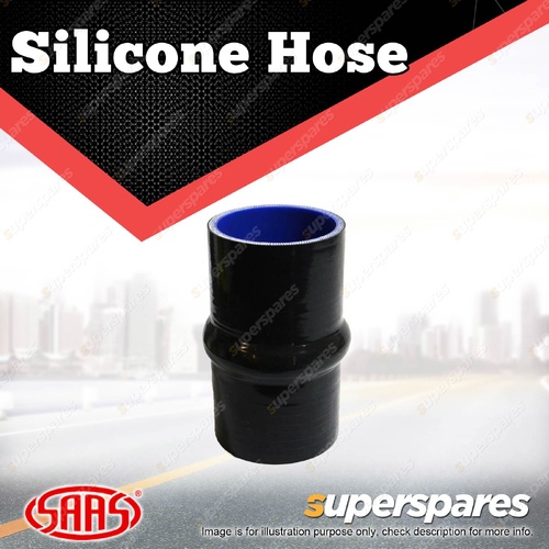 SAAS Straight Silicone Hose Hump 63 x 63 x 120mm Black Multi Ply Construction