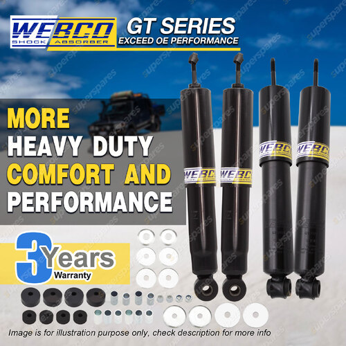 Front + Rear HD Webco Pro Shock Absorbers for FORD F100 F150 250 2WD 70-79