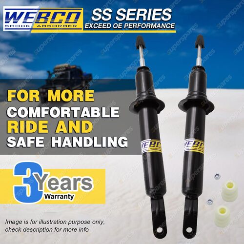 Front Gas Strut Webco Pro Shock Absorbers for FORD FALCON FAIRMONT FG XT SEDAN