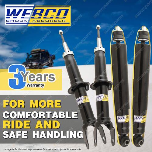 Front Rear Webco HD Pro Shock Absorbers for FORD FALCON FAIRMONT EA EB ED EF EL