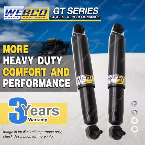 2 Rear HD Gas Webco Pro Shock Absorbers for FORD FALCON FAIRMONT BA XR6/8 UTE